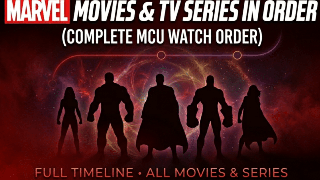 Marvel Movies & TV Series in Order